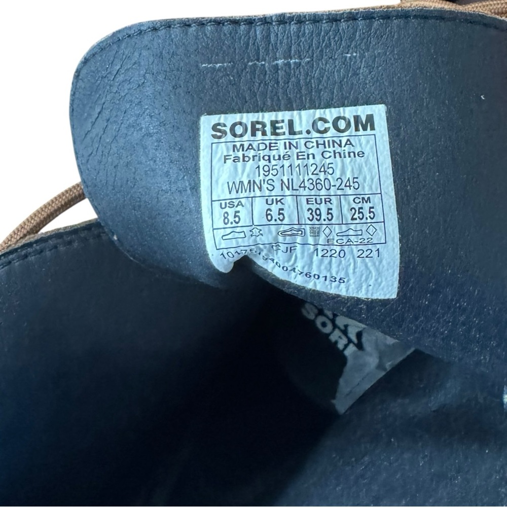 Sorel Joan of Arctic Waterproof Wedge III Booties Leather 8.5 - Picture 8 of 8